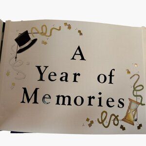 A Year of Memories Scrapbook Album Decorative Pages Photos Journaling